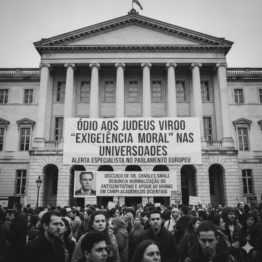 Ódio aos Judeus Virou 'Exigência Moral' nas Universidades, Alerta Especialista no Parlamento Europeu
